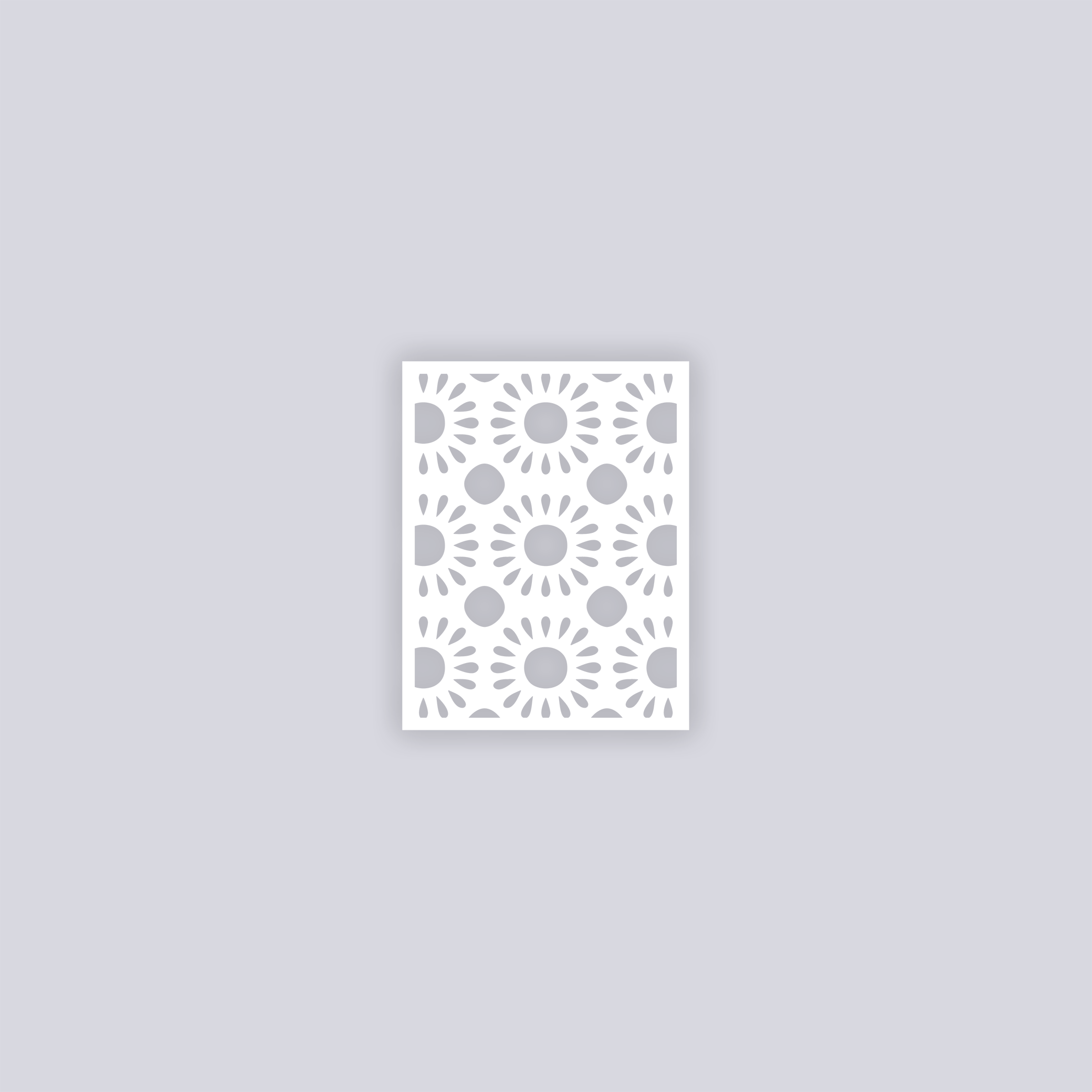 Sun Drops Rectangle Clay Stencil