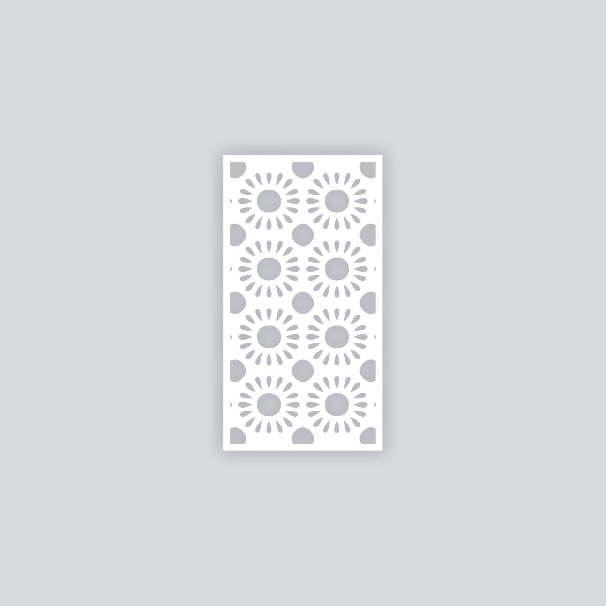 Sun Drops Rectangle Face Clay Stencil