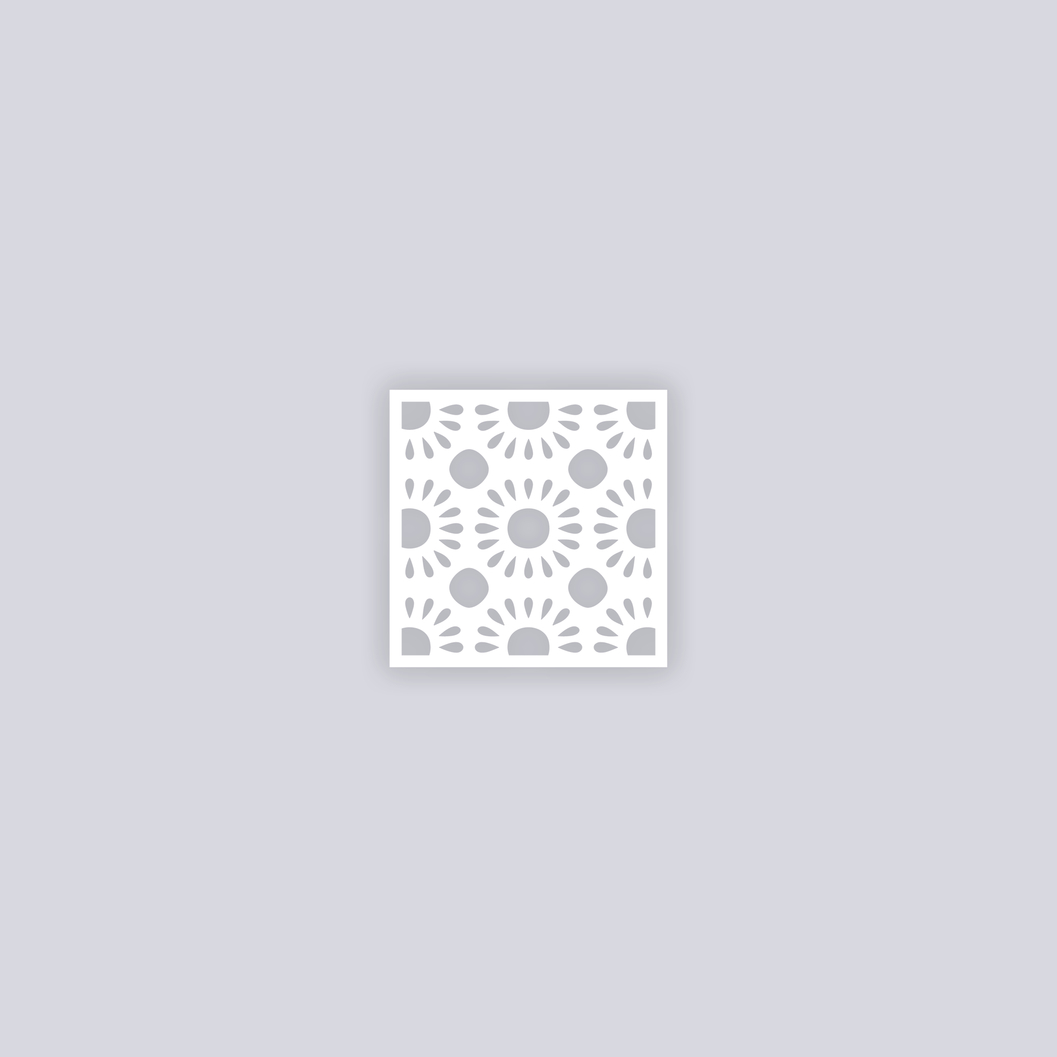 Sun Drops Square Clay Stencil