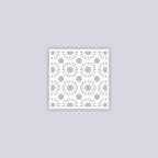 Sun Drops Square Clay Stencil