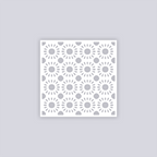 Sun Drops Square Clay Stencil