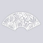 Sunburst Palm Lg Cup Clay Stencil