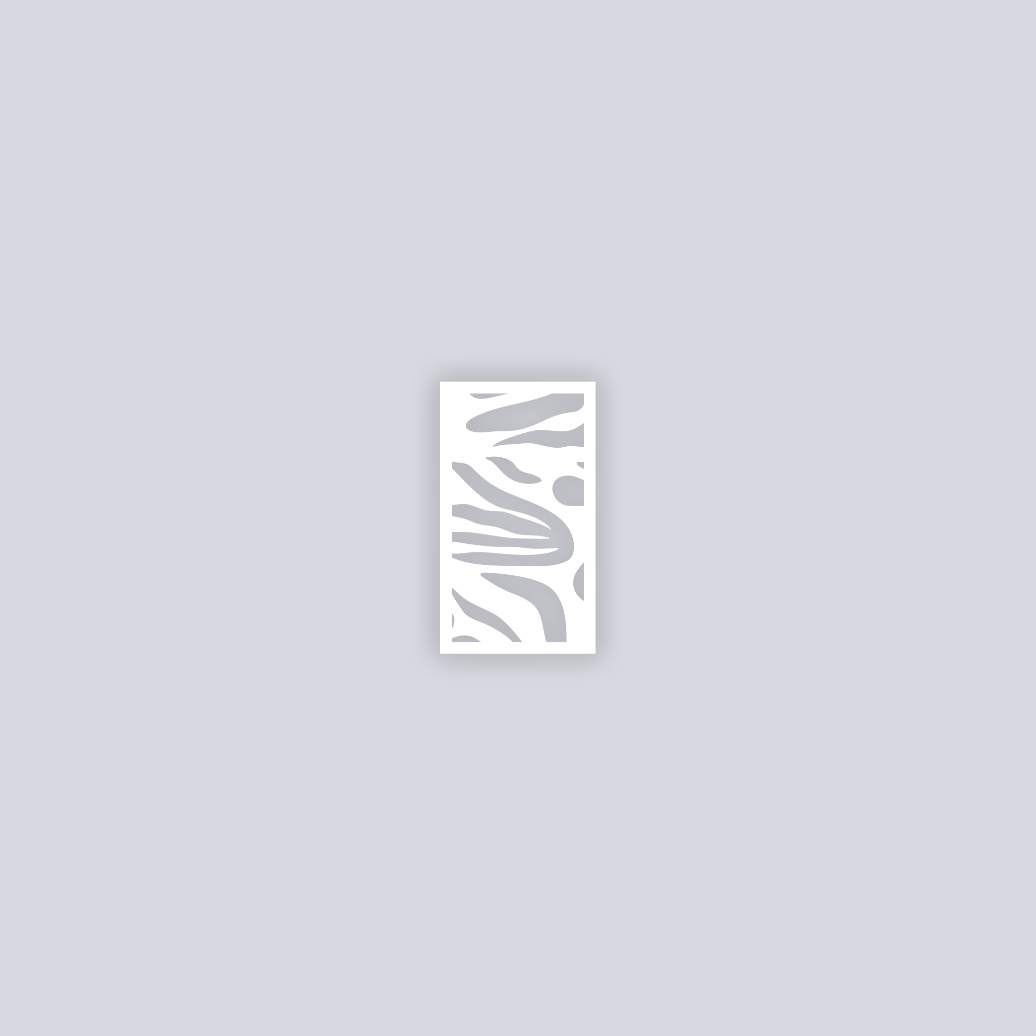 Sunburst Palm Rectangle Clay Stencil