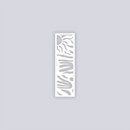 Sunburst Palm Rectangle Clay Stencil