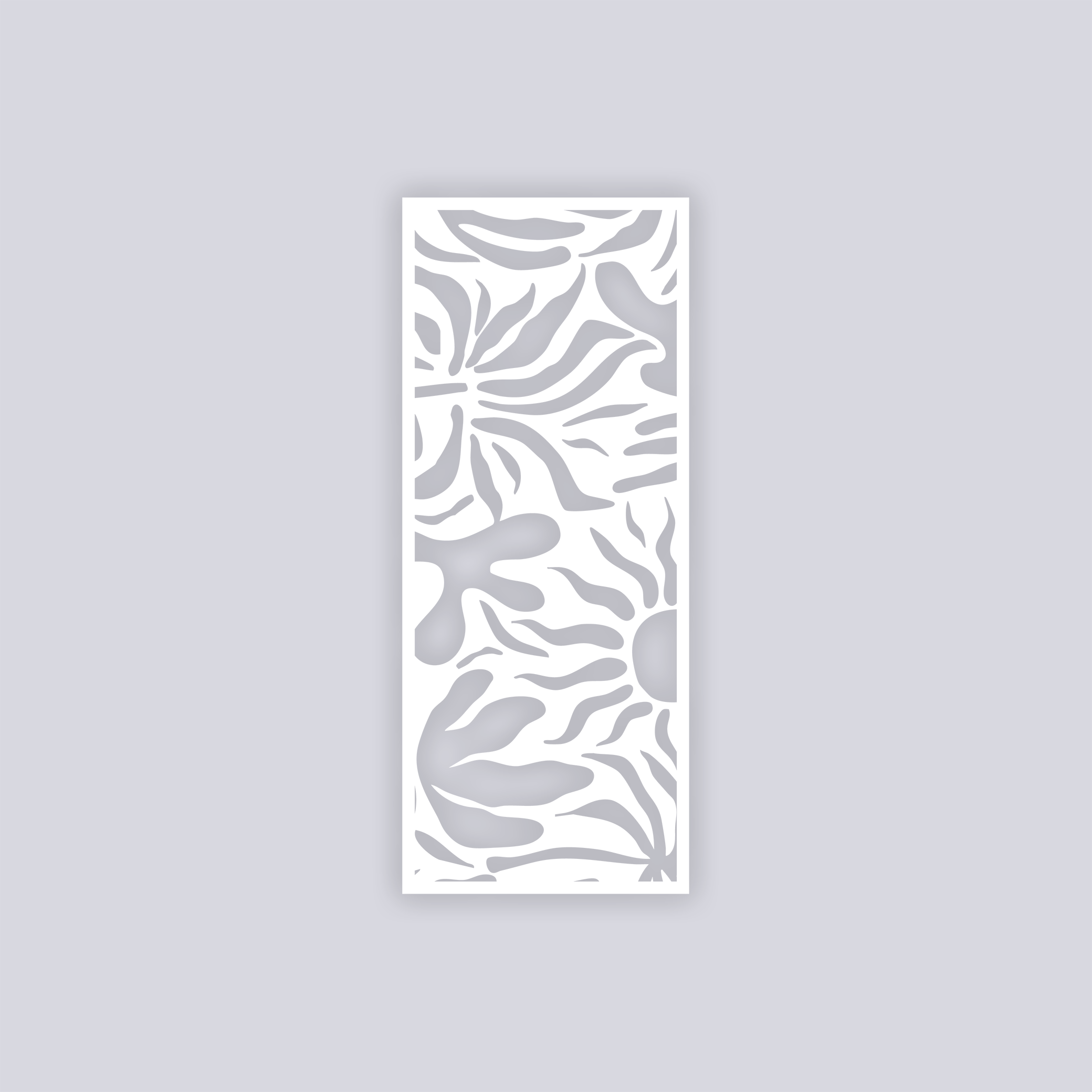 Sunburst Palm Rectangle Clay Stencil