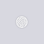 Terrazzo Circle Clay Stencil