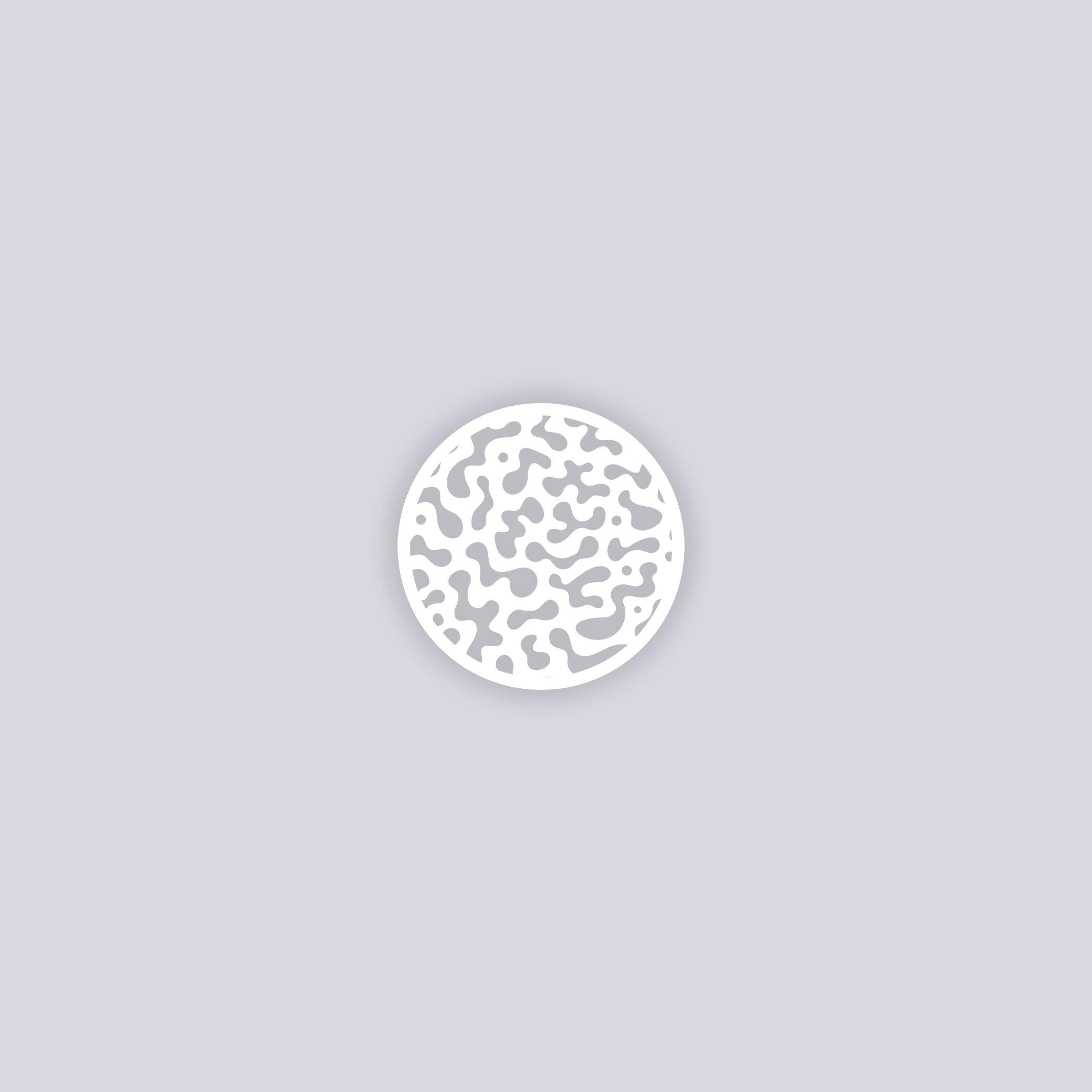 Terrazzo Circle Clay Stencil