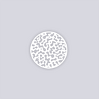 Terrazzo Circle Clay Stencil
