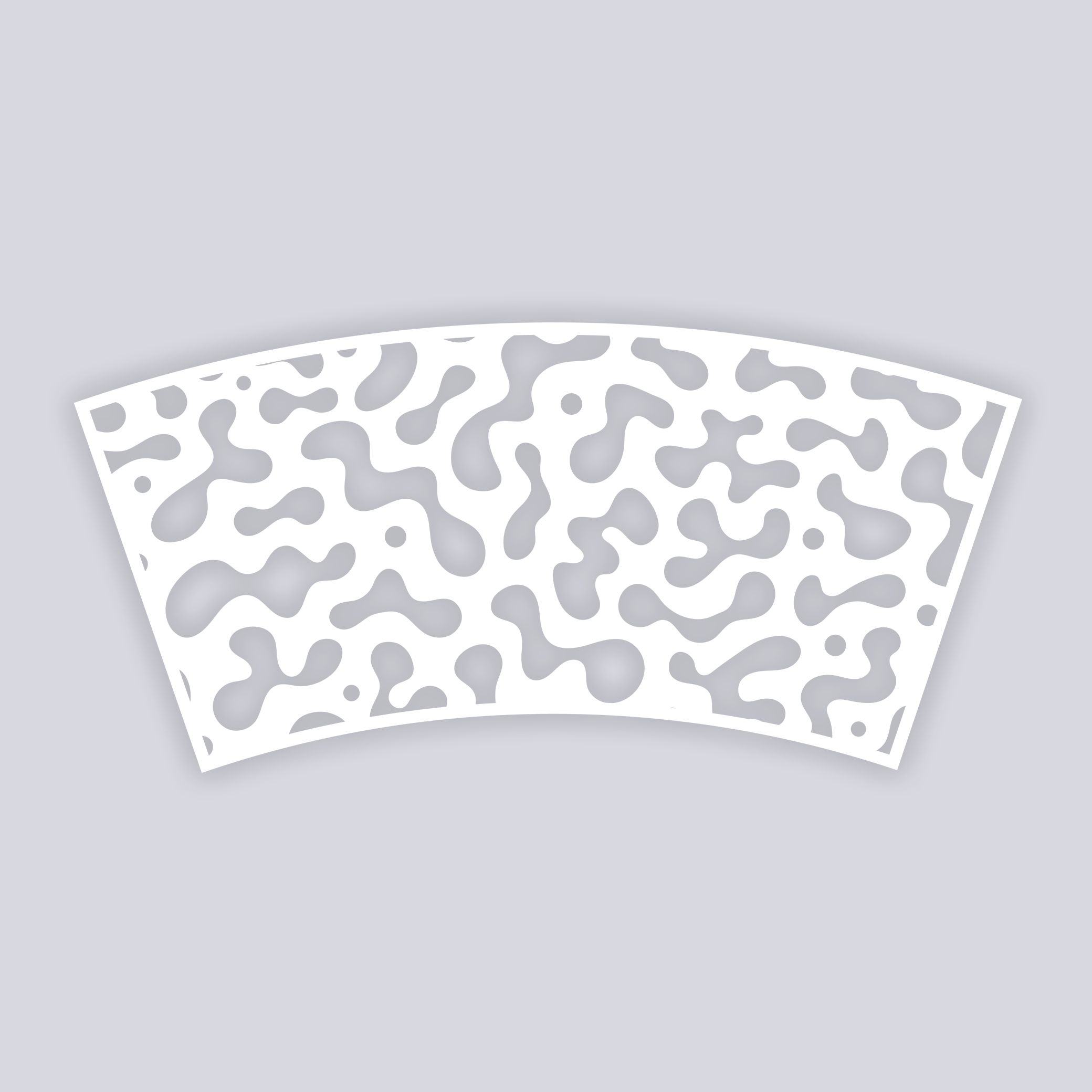 Terrazzo Lg Cup Clay Stencil