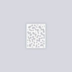 Terrazzo Rectangle Clay Stencil
