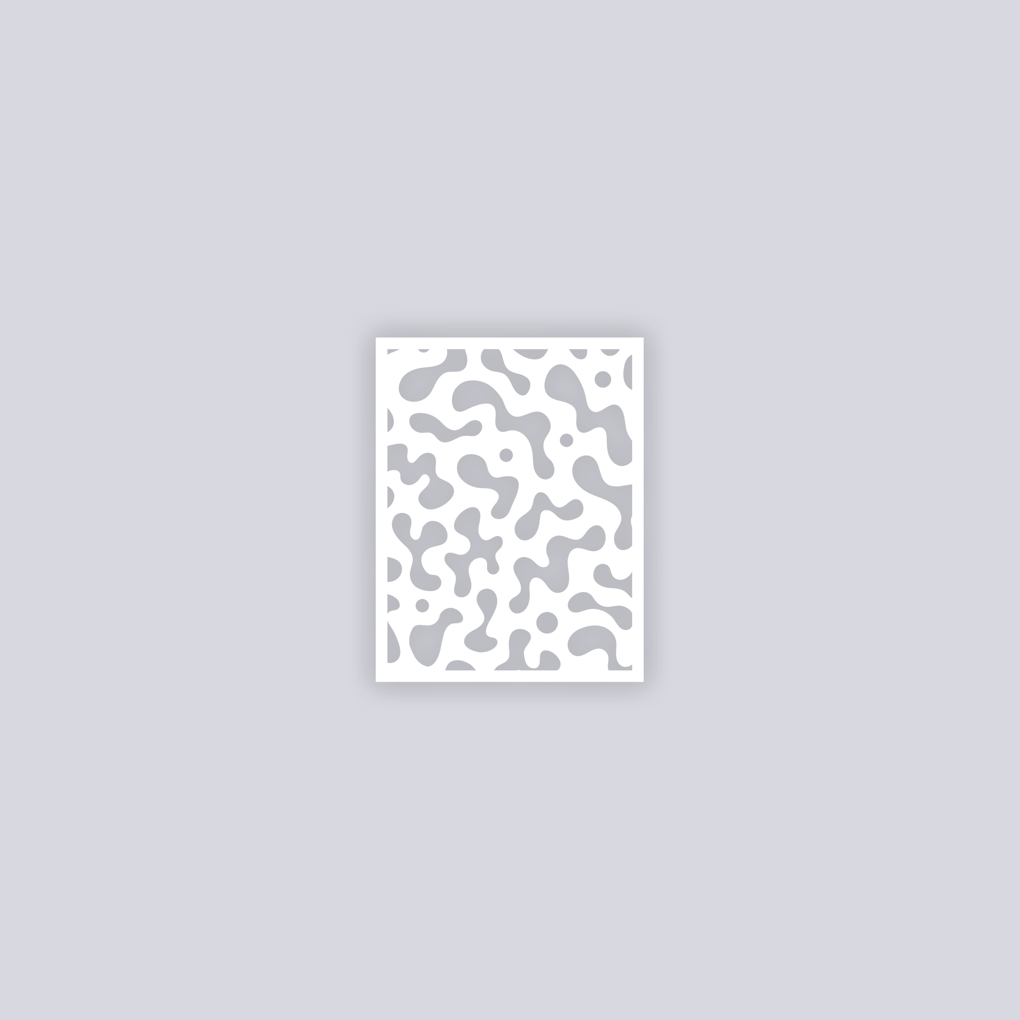 Terrazzo Rectangle Clay Stencil