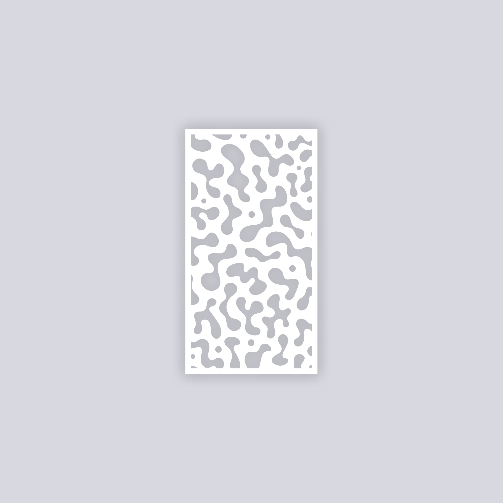 Terrazzo Rectangle Face Clay Stencil