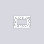 Terrazzo Rectangle Rim Clay Stencil