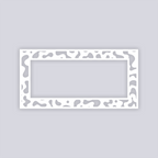 Terrazzo Rectangle Rim Clay Stencil