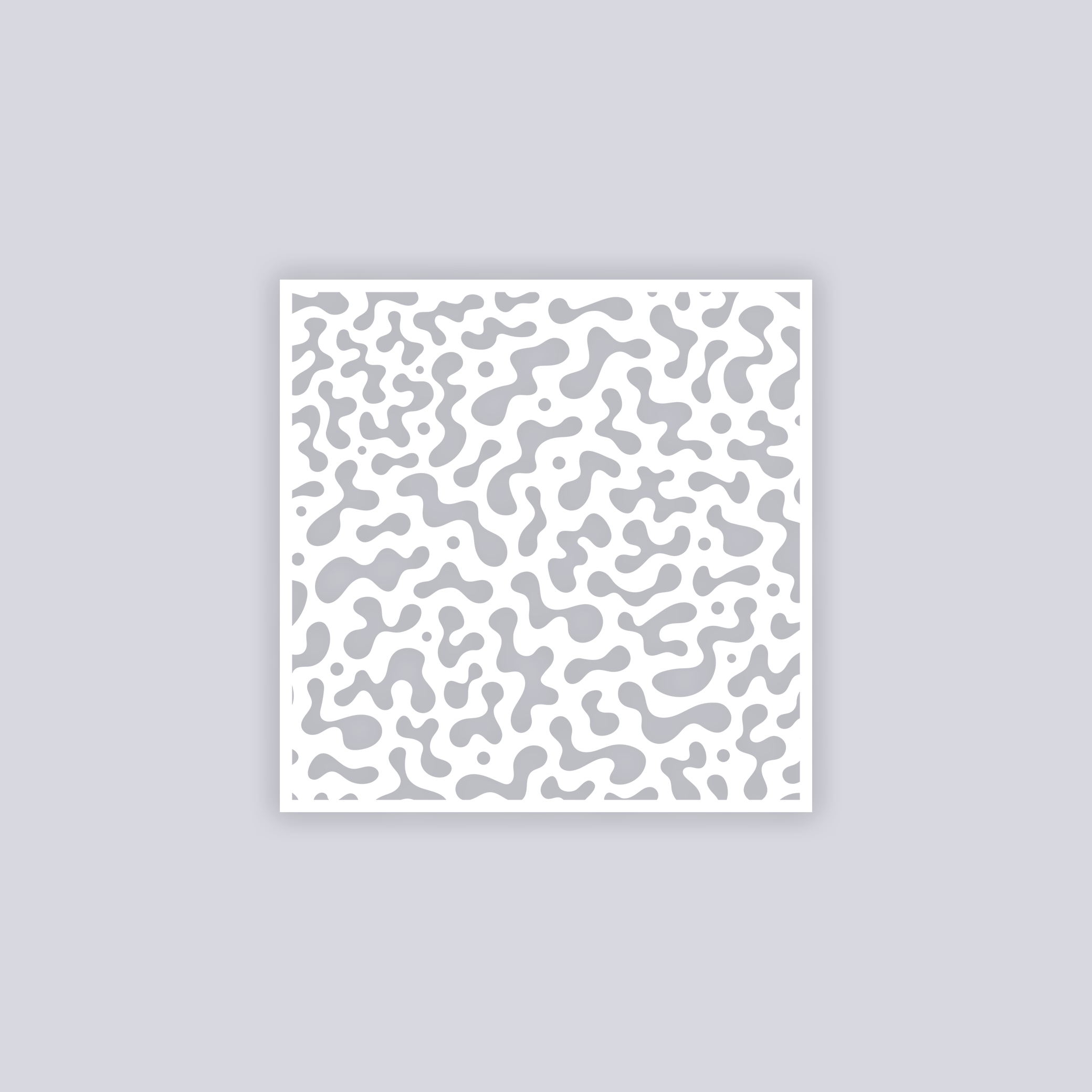 Terrazzo Square Clay Stencil