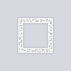 Terrazzo Square Rim Clay Stencil
