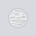 Tidal Circle Clay Stencil