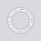 Tidal Circle Rim Clay Stencil