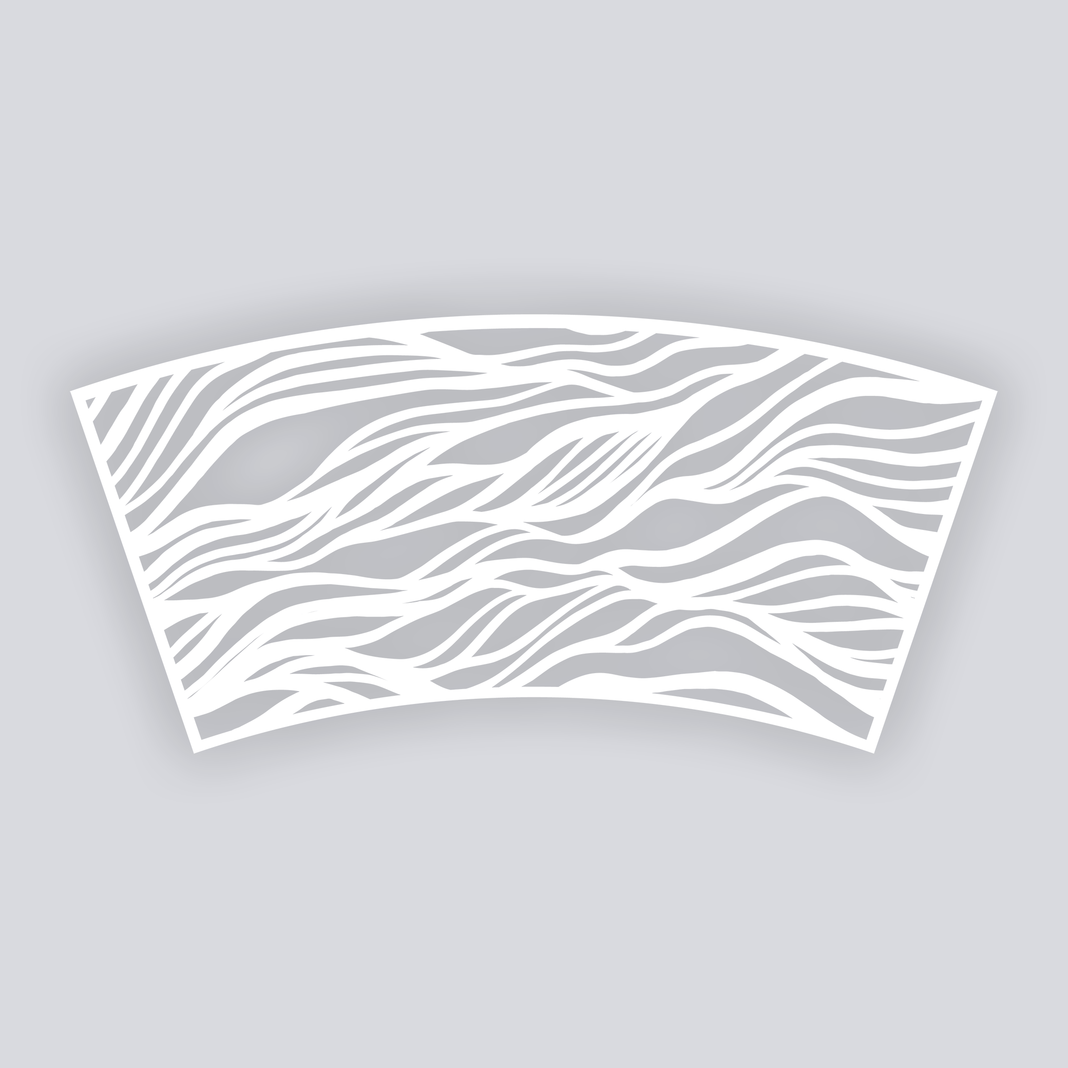 Tidal Cups + Cones Clay Stencil