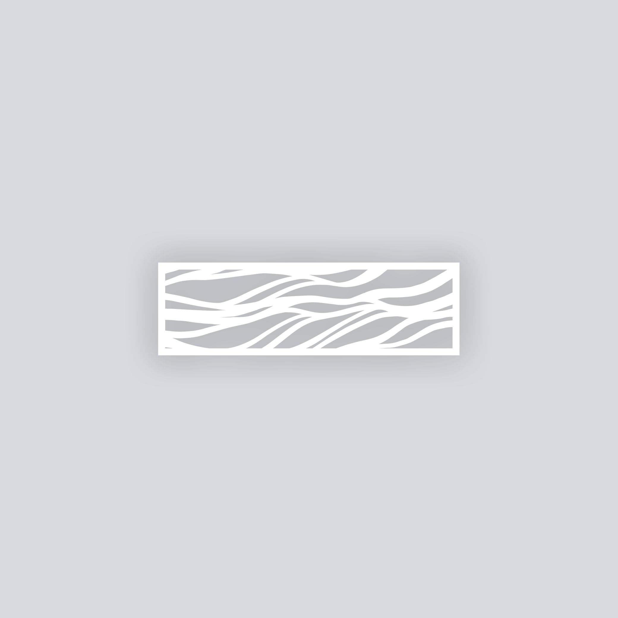 Tidal Rectangle Clay Face Stencil