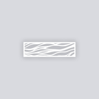 Tidal Rectangle Clay Face Stencil