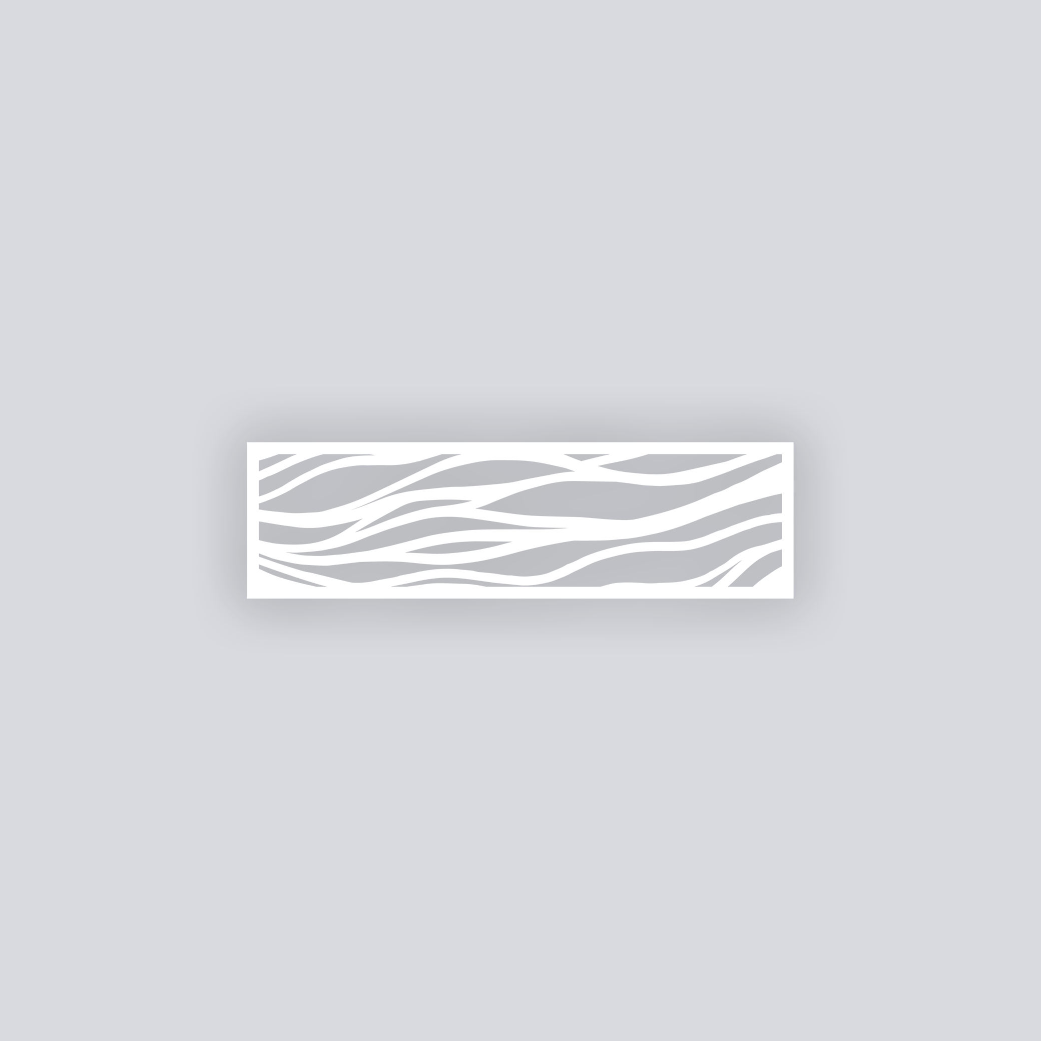 Tidal Rectangle Clay Face Stencil