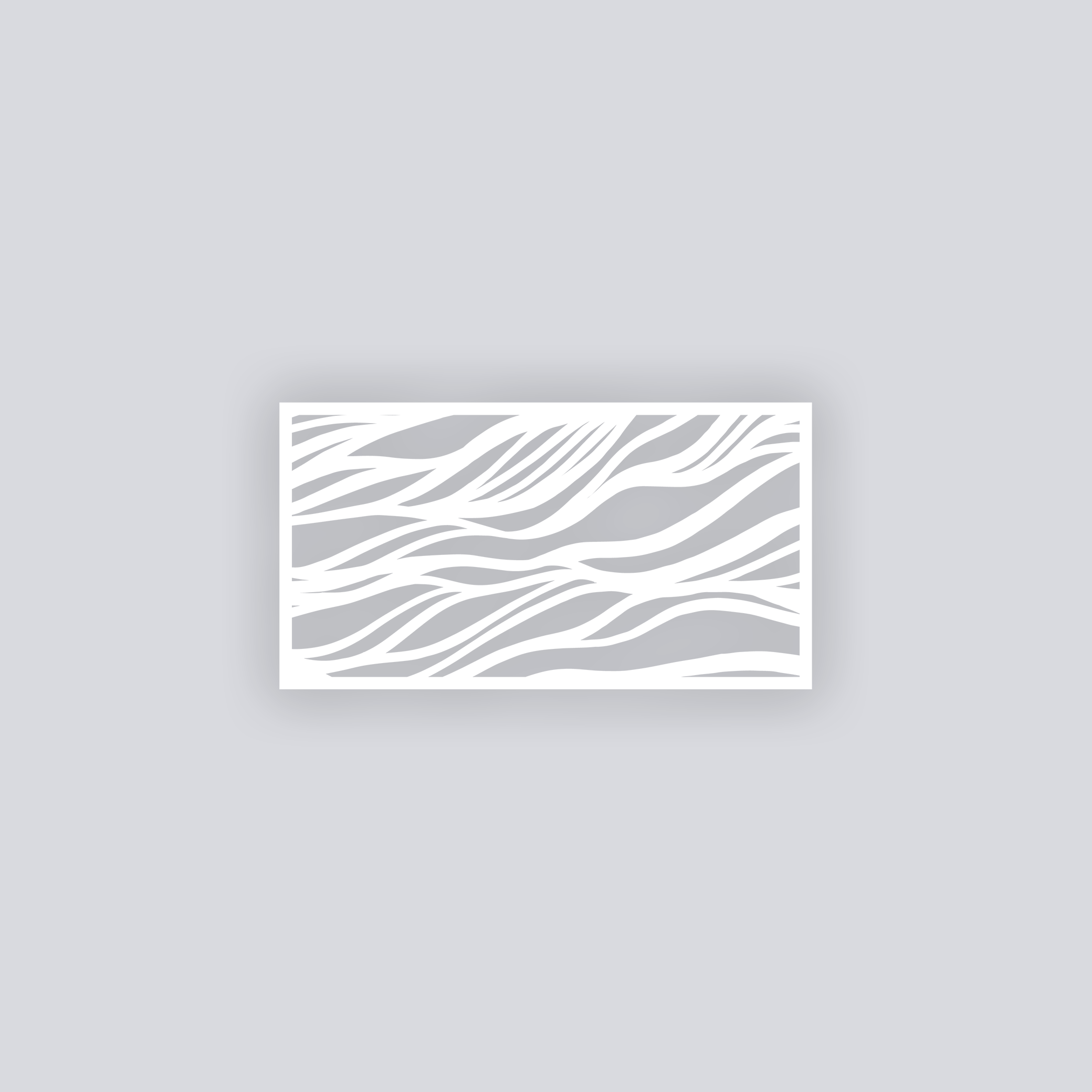 Tidal Rectangle Clay Face Stencil