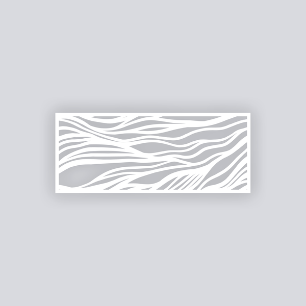 Tidal Rectangle Clay Face Stencil