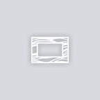 Tidal Rectangle Rim Clay Stencil