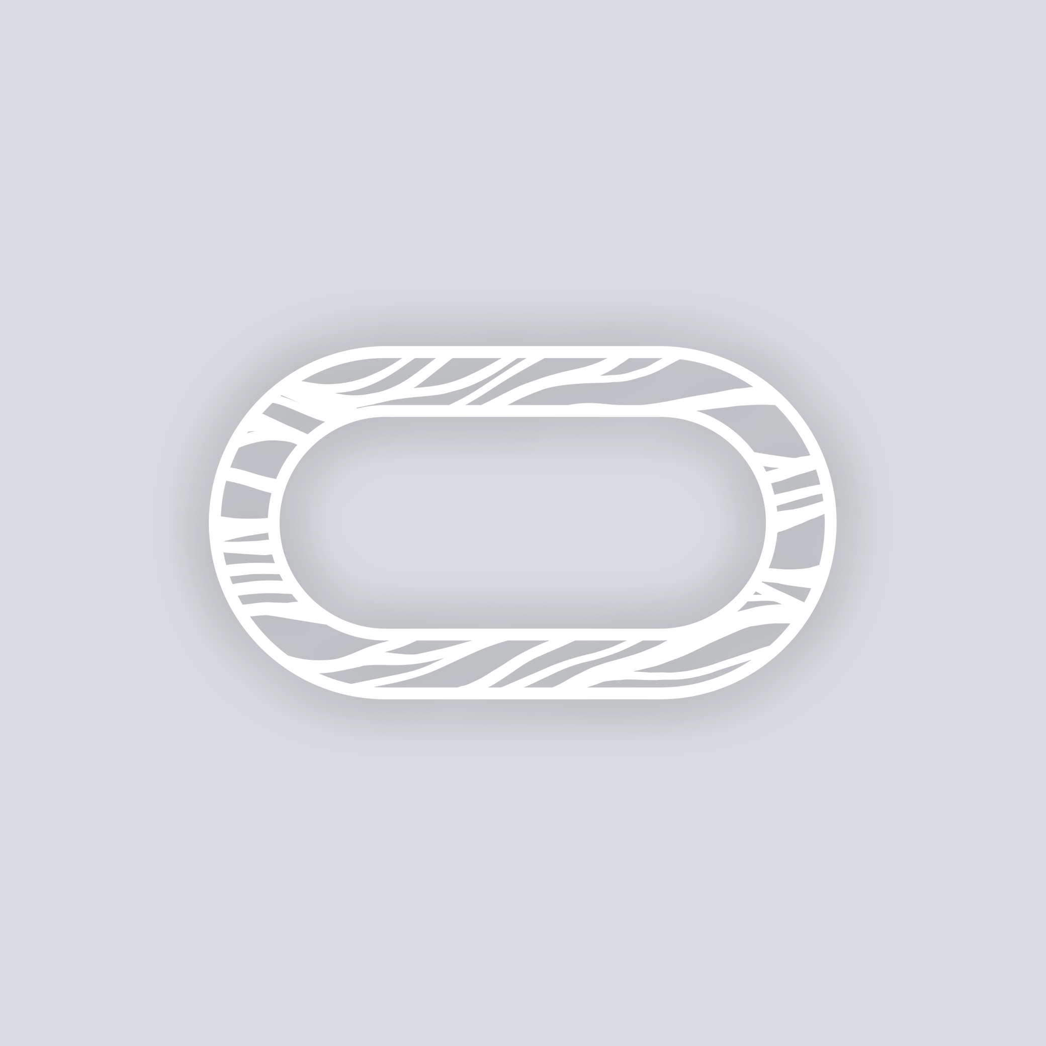 Tidal Rounded Rectangle Rim Clay Stencil