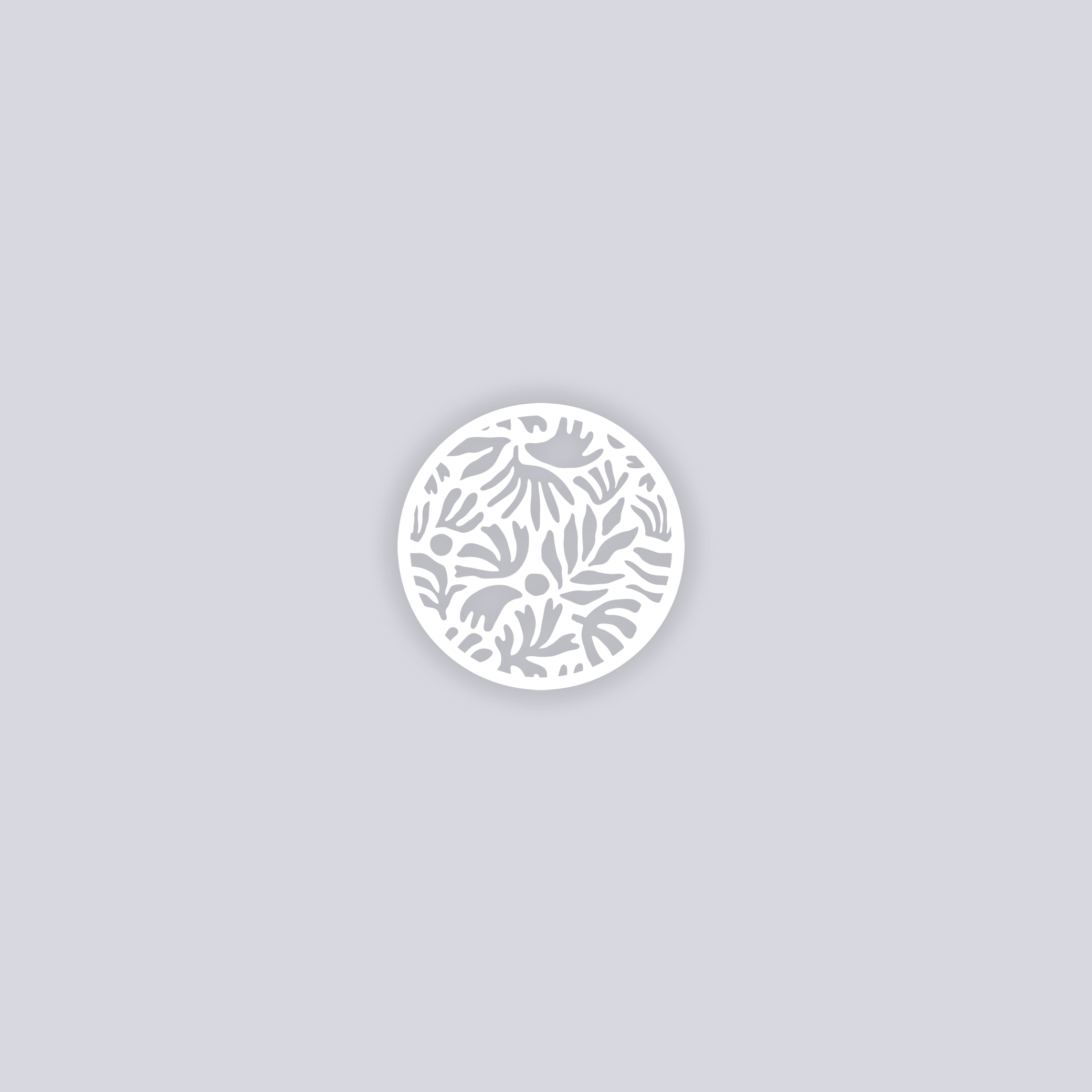 Trendy Funk Circle Clay Stencil
