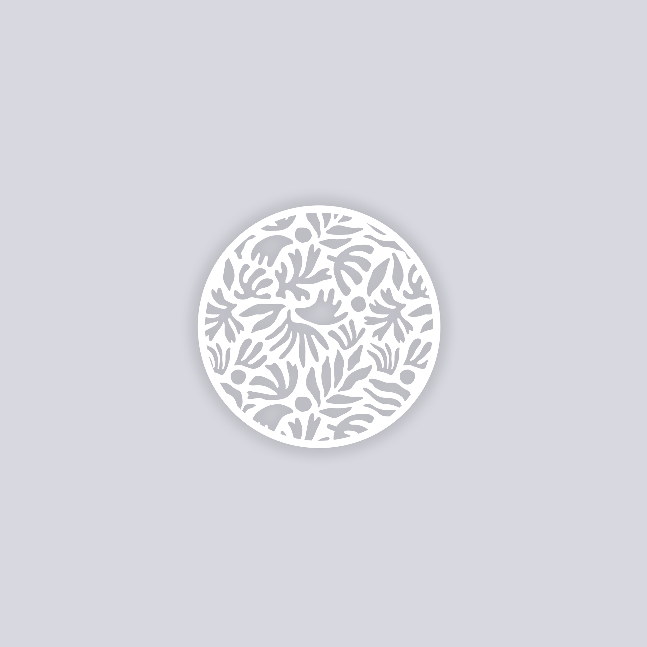 Trendy Funk Circle Clay Stencil
