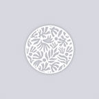 Trendy Funk Circle Clay Stencil