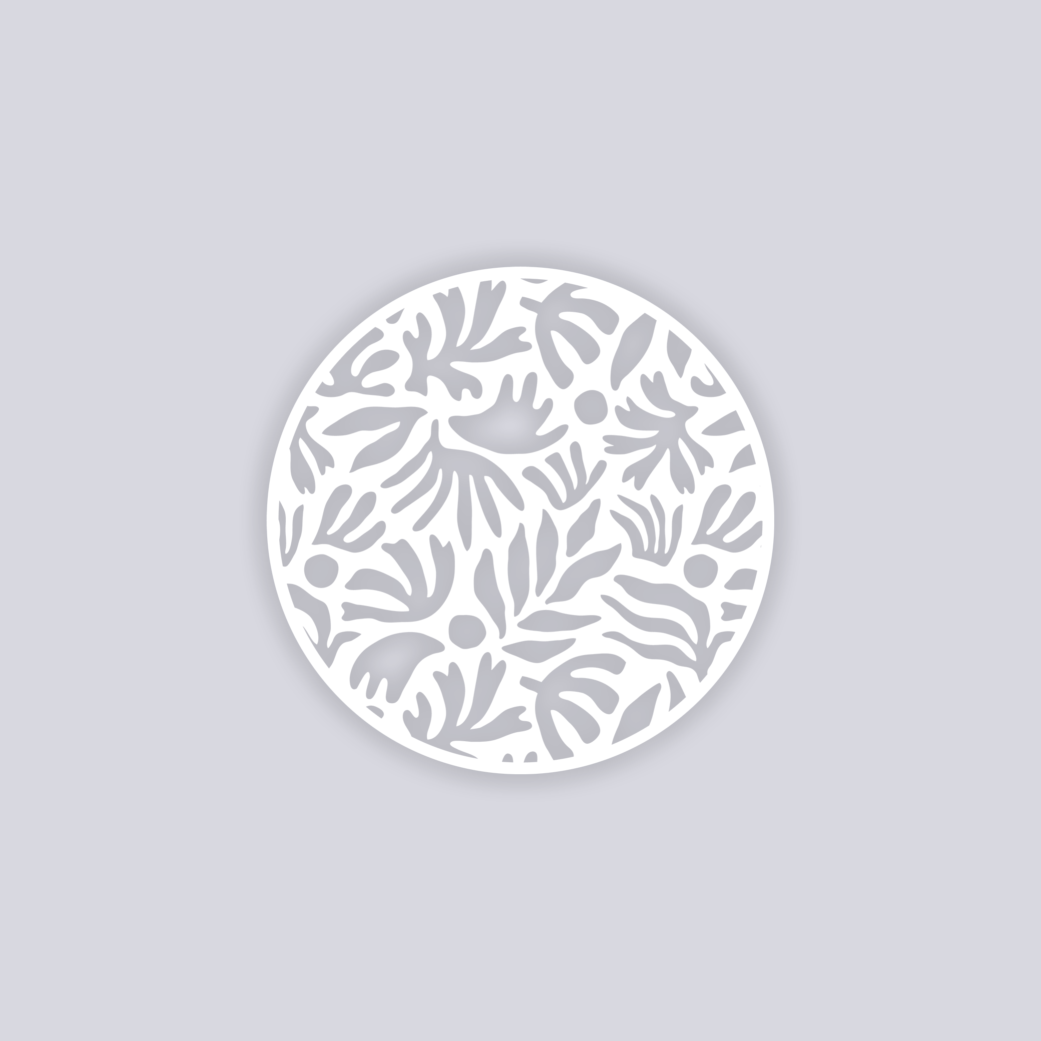 Trendy Funk Circle Clay Stencil