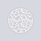 Trendy Funk Circle Clay Stencil