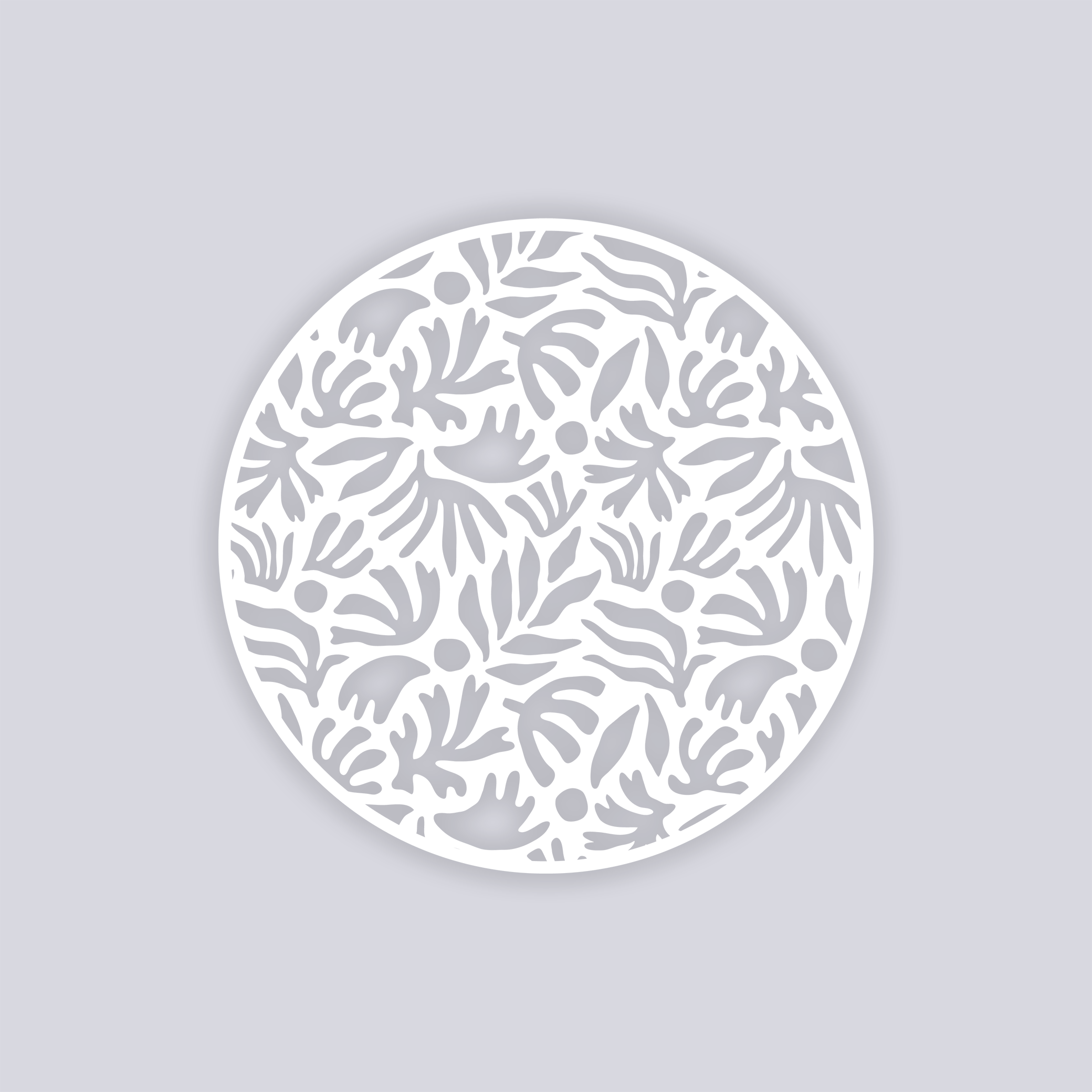 Trendy Funk Circle Clay Stencil