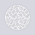 Trendy Funk Circle Clay Stencil