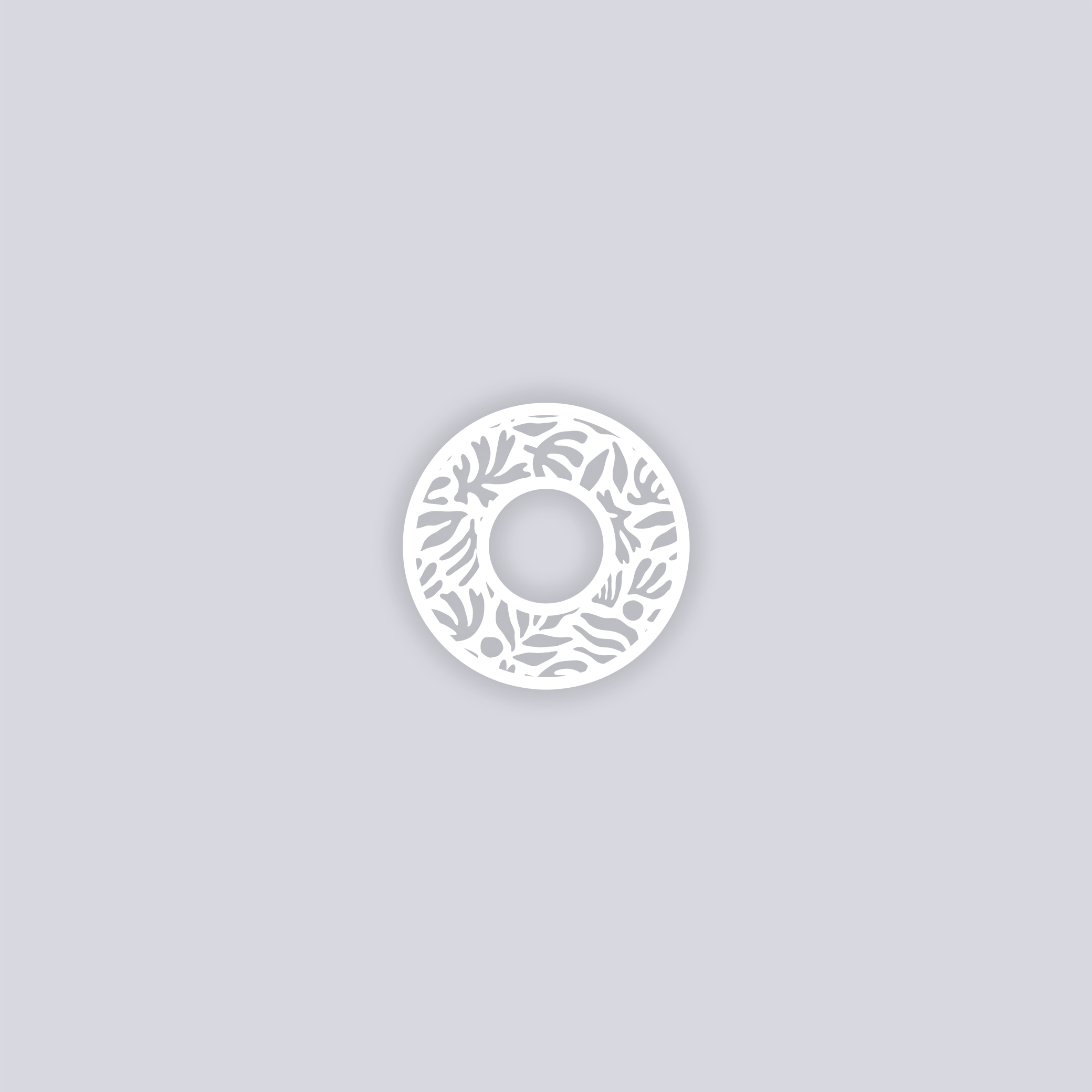 Trendy Funk Circle Rim Clay Stencil