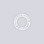 Trendy Funk Circle Rim Clay Stencil