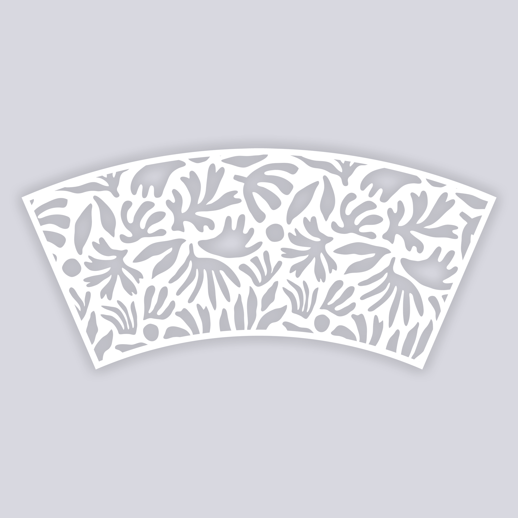 Trendy Funk Lg Cup Clay Stencil