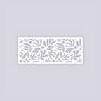Trendy Funk Rectangle Clay Stencil