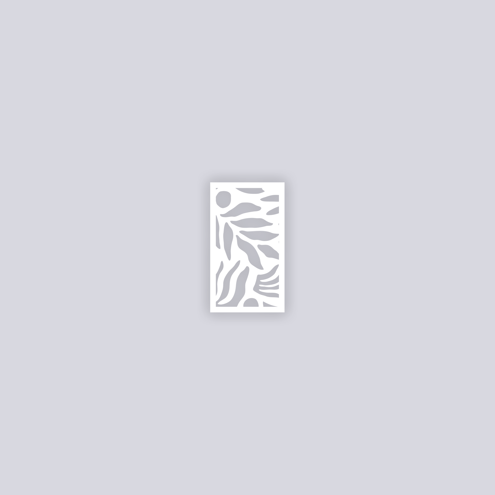 Trendy Funk Rectangle Clay Stencil