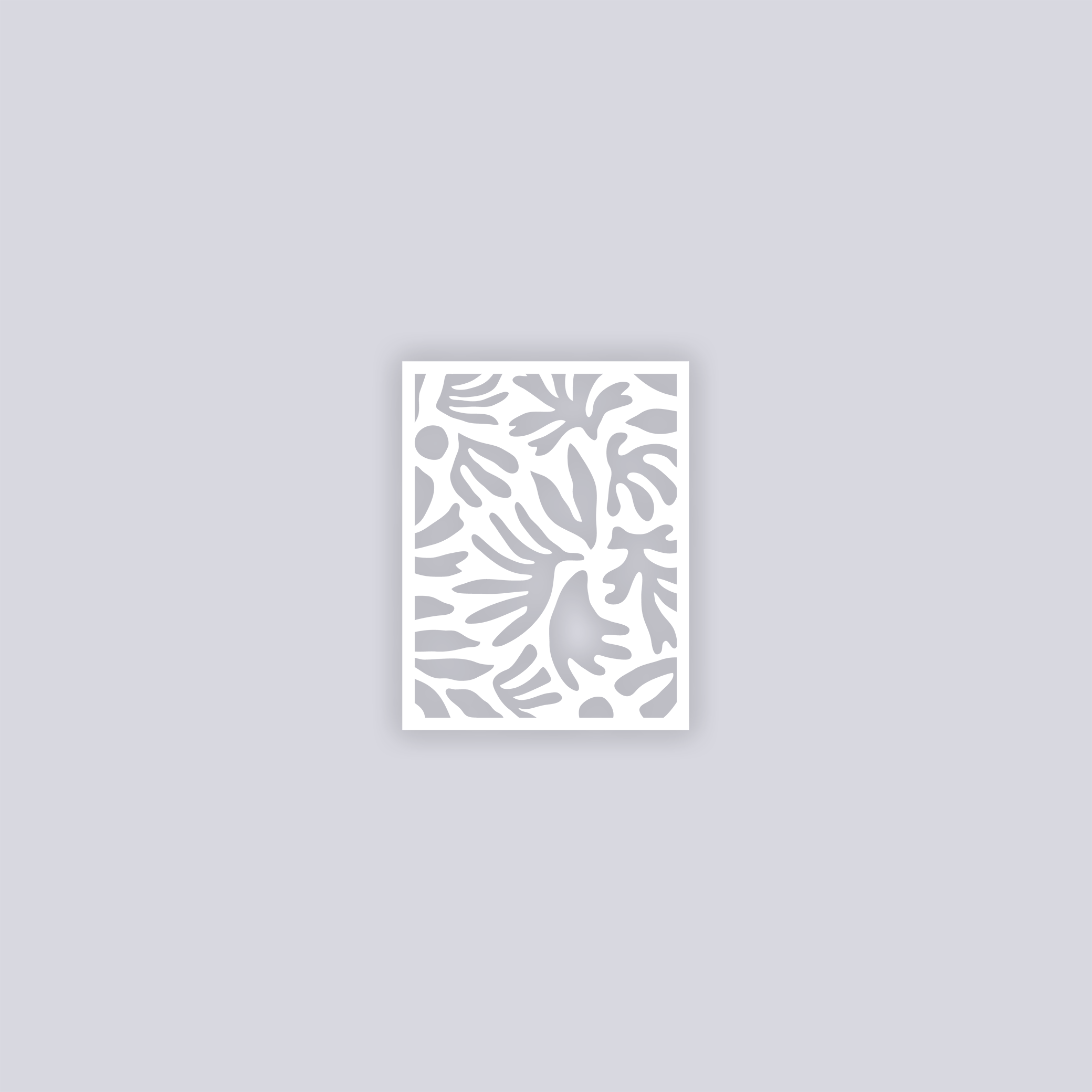 Trendy Funk Rectangle Clay Stencil