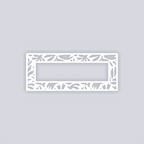 Trendy Funk Rectangle Rim Clay Stencil