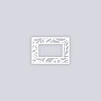 Trendy Funk Rectangle Rim Clay Stencil
