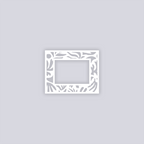 Trendy Funk Rectangle Rim Clay Stencil
