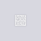 Trendy Funk Square Clay Stencil