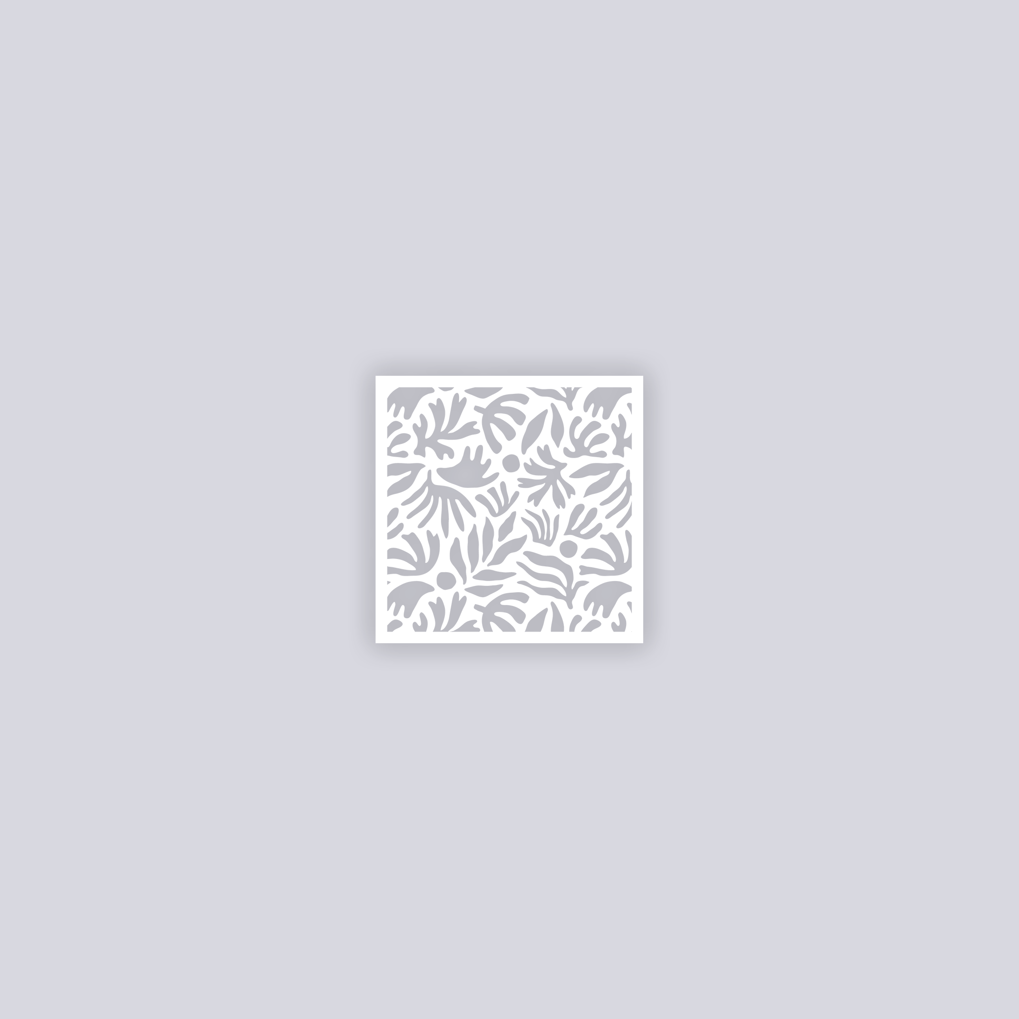Trendy Funk Square Clay Stencil