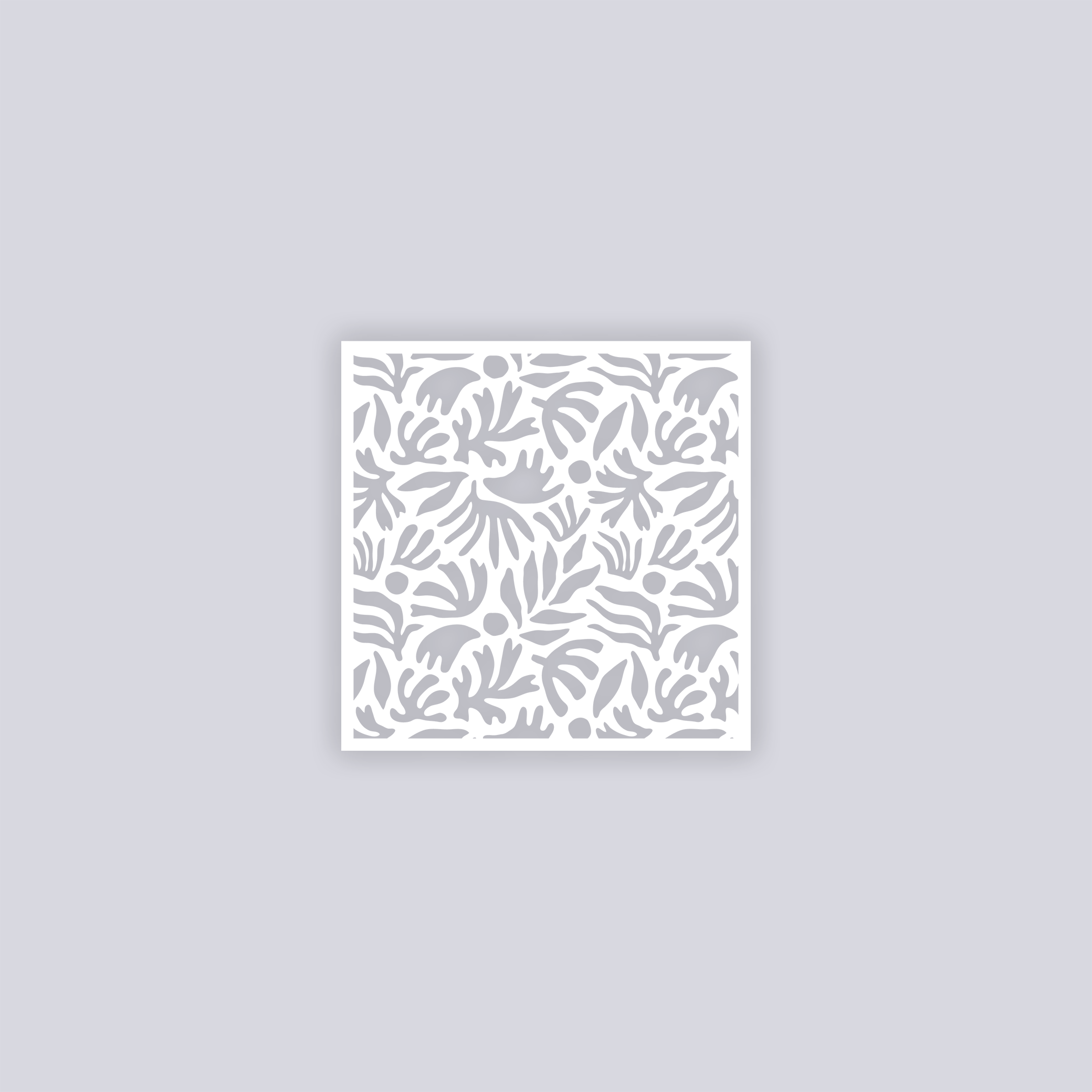Trendy Funk Square Clay Stencil