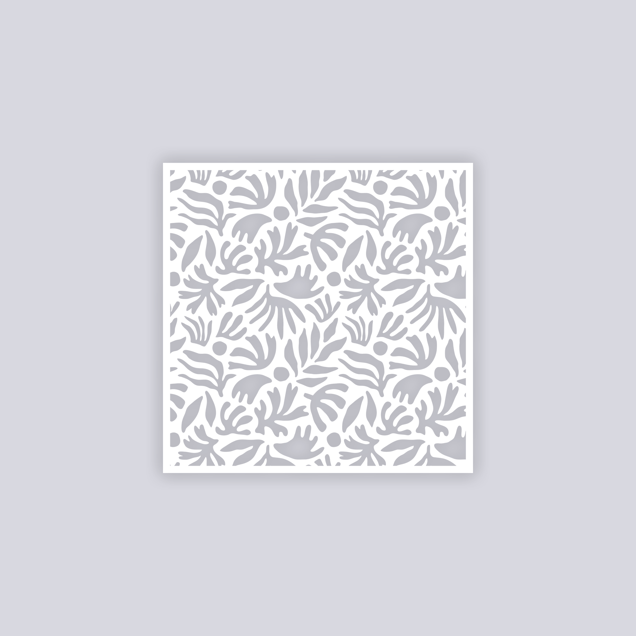 Trendy Funk Square Clay Stencil